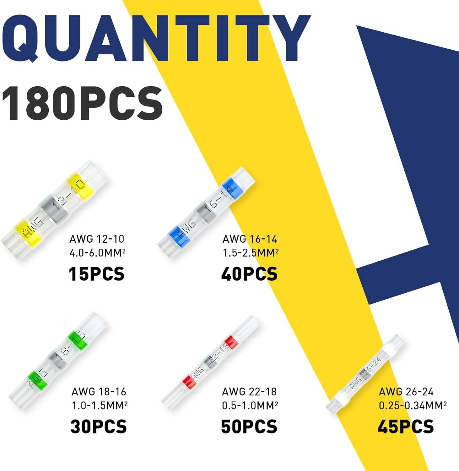 solder sleeve heat shrink | Waterproof Heat Shrink Solder Seal Wire Connectors by Haisstronica