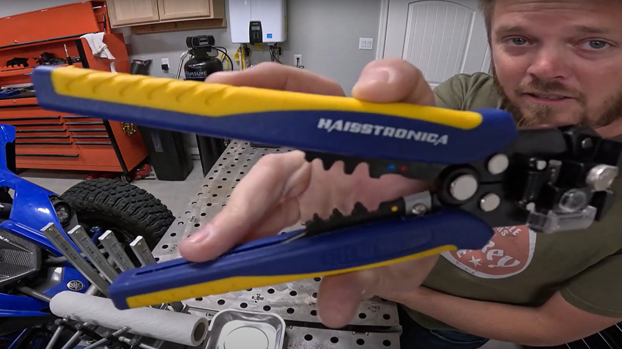 Ratchet Wire Terminal Crimping Tool+Self-Adjusting Wire Stripper | YWaitConsulting