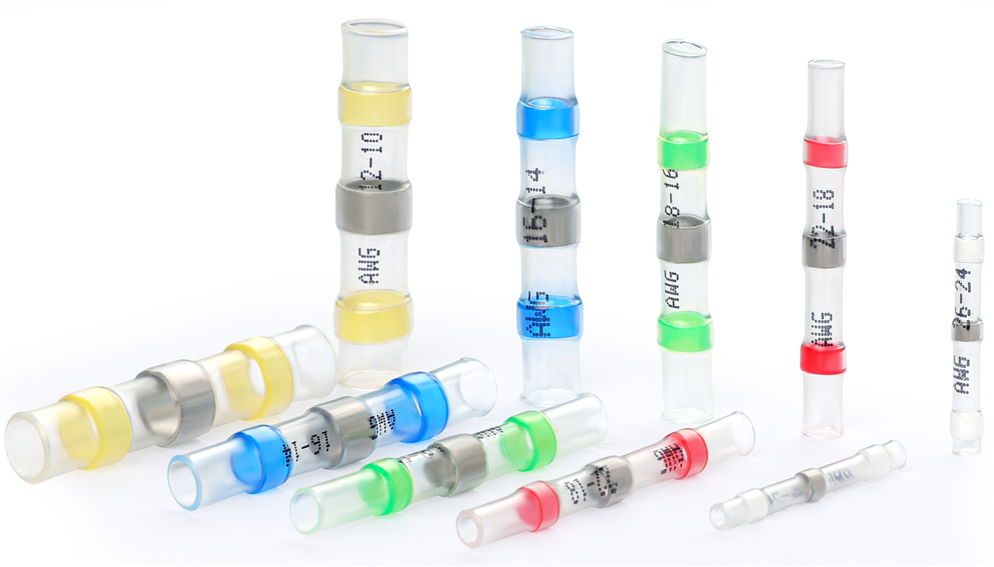 Solder seal wire connectors