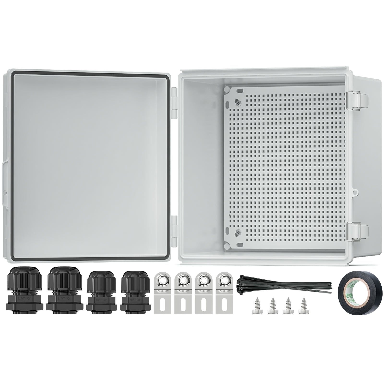 Haisstronica waterproof outdoor electrical junction box with polyurethane PU foaming and waterproof groove for extreme weather resistance.