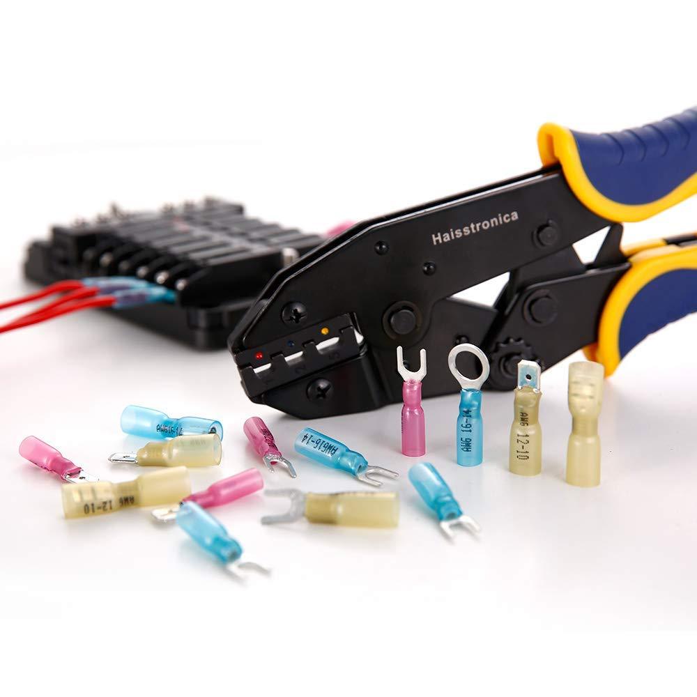 Haisstronica wire heat shrink connectors – durable electrical terminals for secure connections.