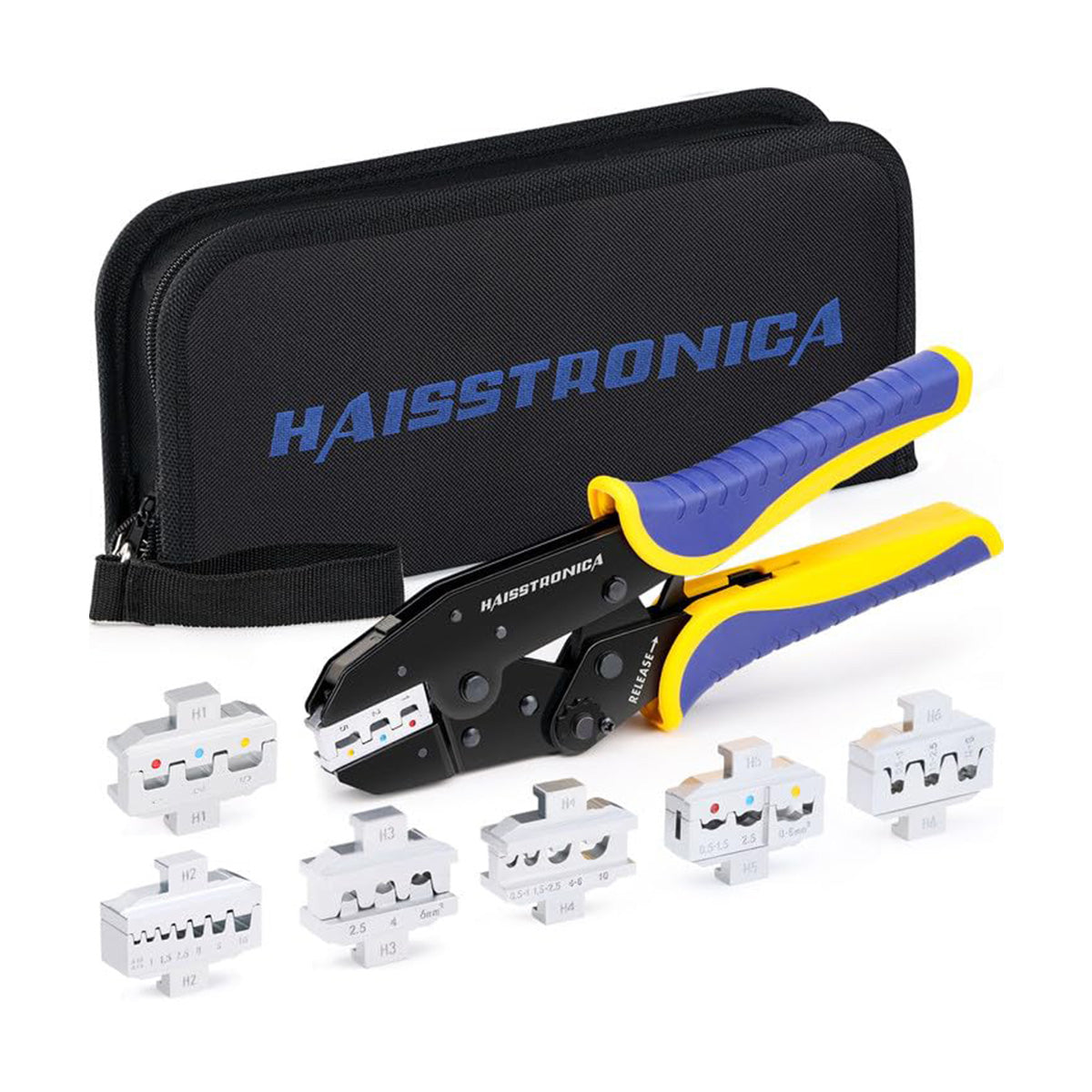 Haisstronica Wire Stripper & Crimping Tool - All-in-One Electrical Tool For Insulated Connectors