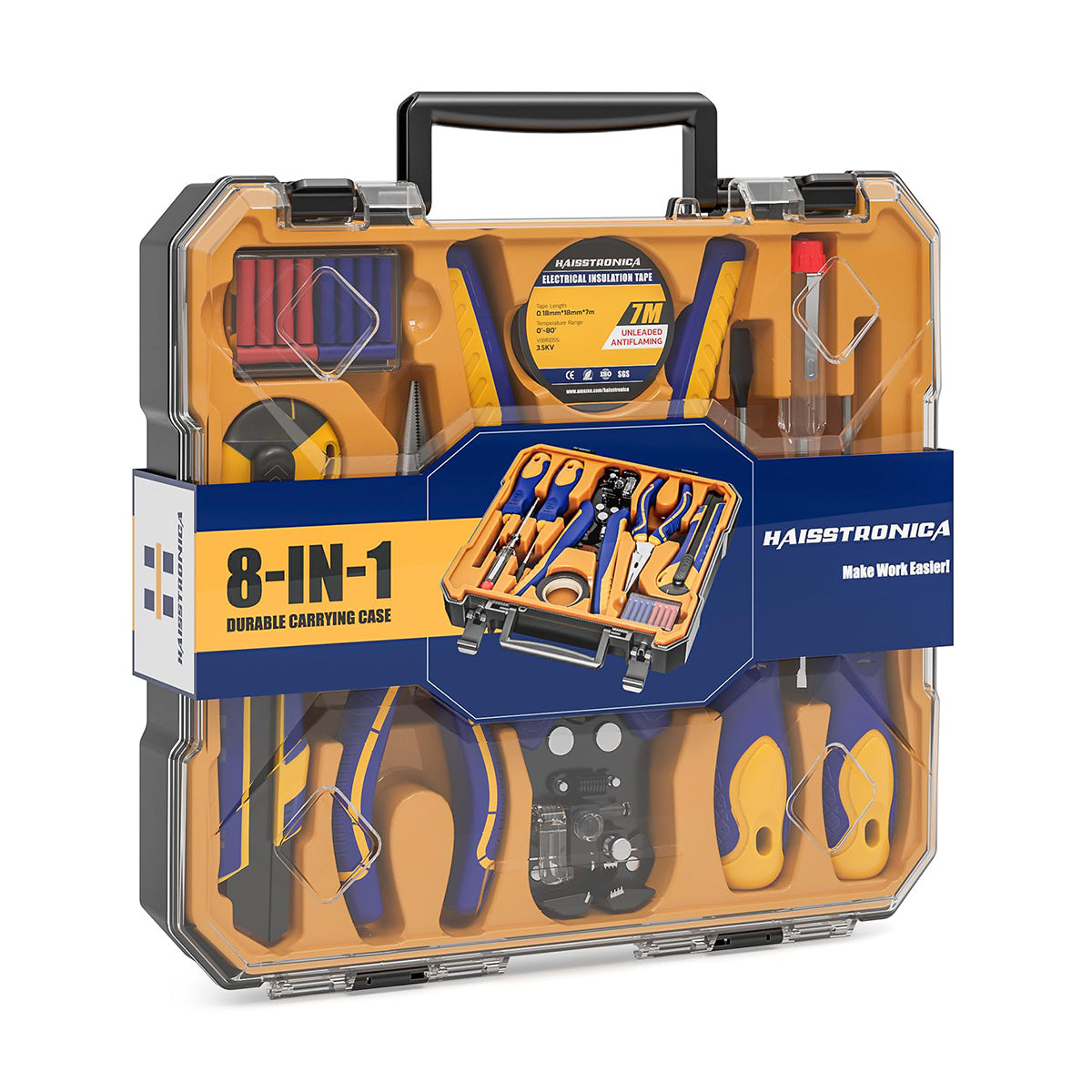 Haisstronica | Electrician Tool Set – 8‑in‑1 Professional Kit, image size:1200x1200