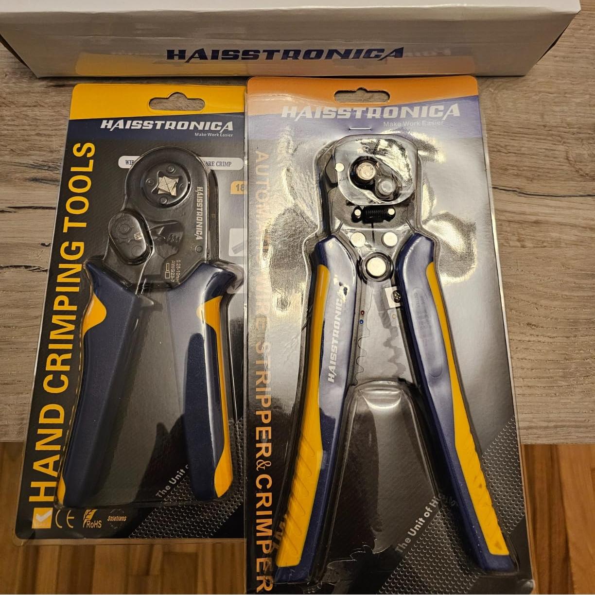 Precision butt connector crimper . electrical crimping kit packaged securely, ensuring easy use for professional wiring projects.