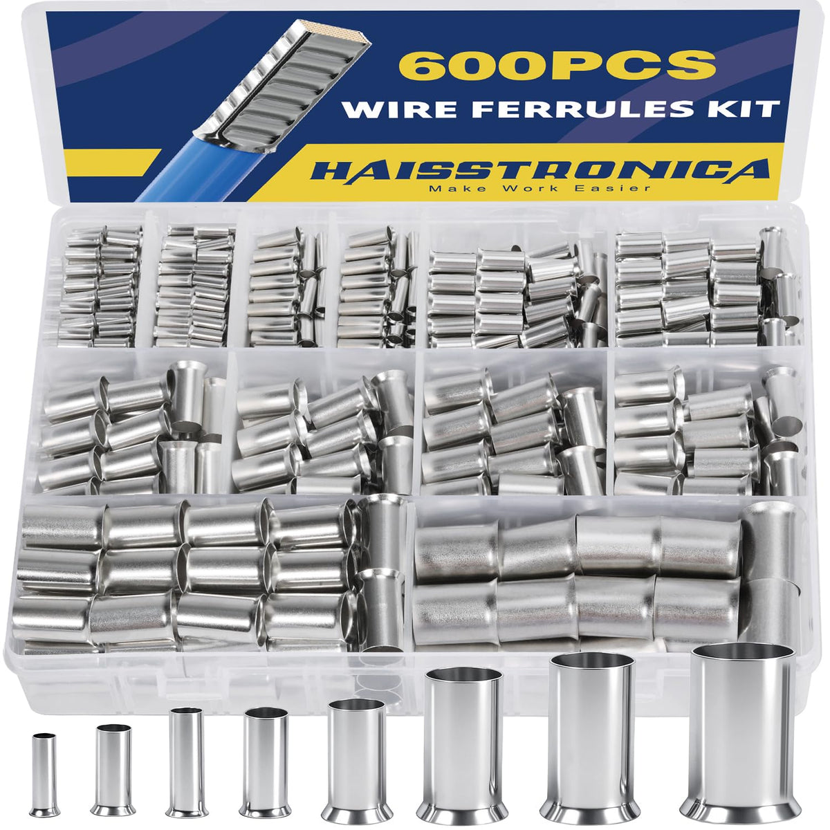 High-quality insulated sleeve for secure electrical connection, designed as a reliable wire ferrule wire ferrule