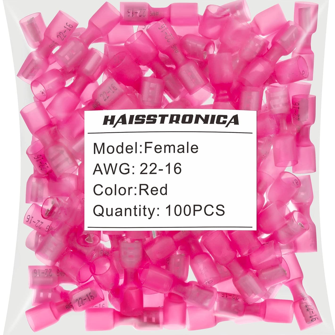 Heat Shrink Wire Connectors - Spade Terminals(Bagged)