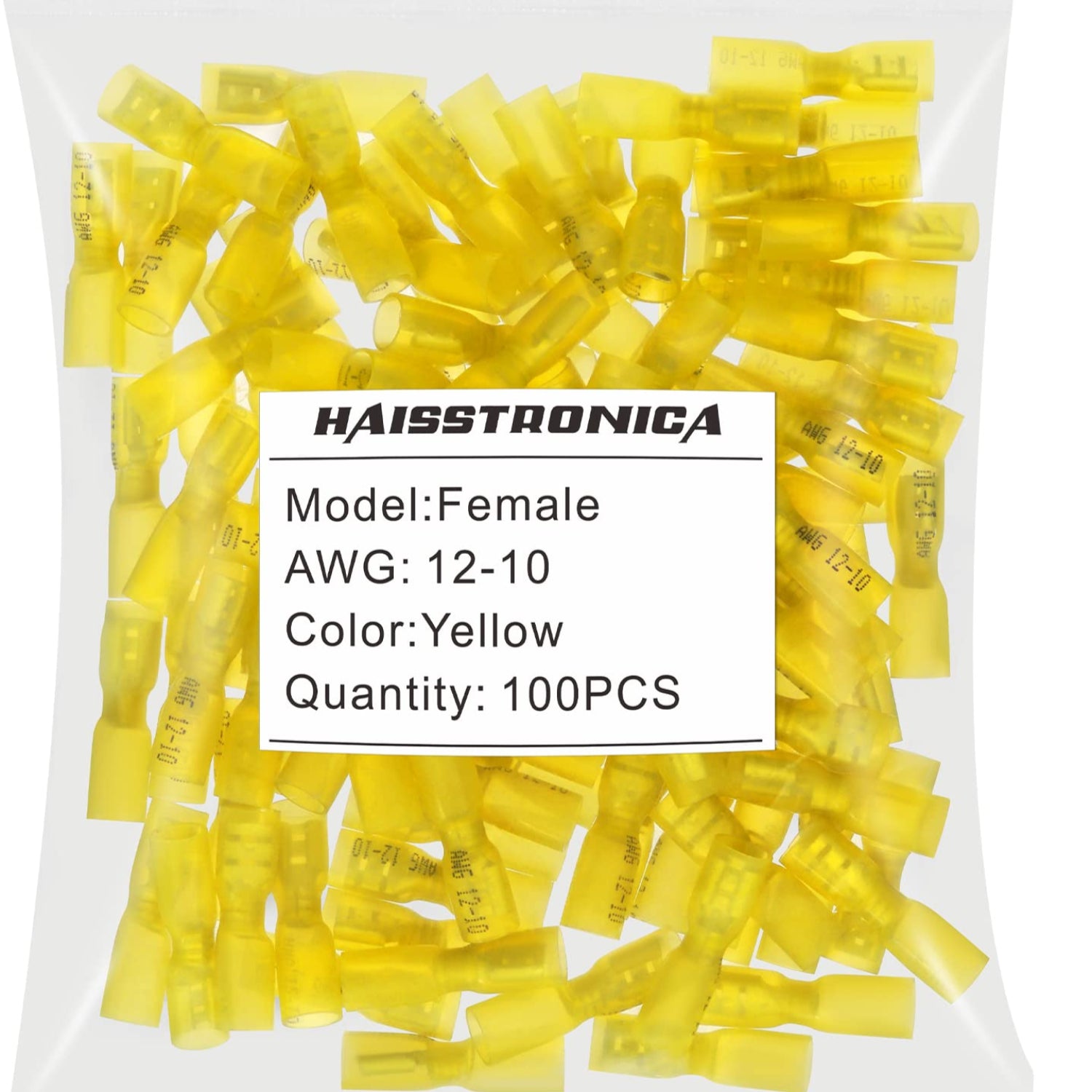 Heat Shrink Wire Connectors - Spade Terminals(Bagged)