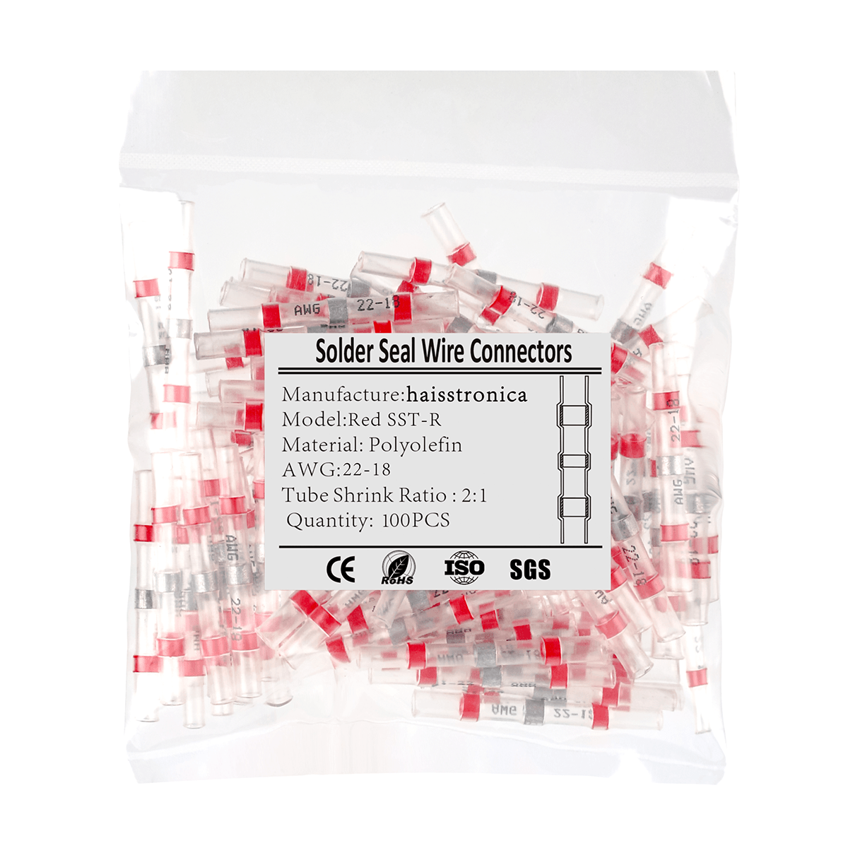 300 PCS Waterproof Electrical Heat Shrink Solder Seal Ring B – E&E Market - Foto 9