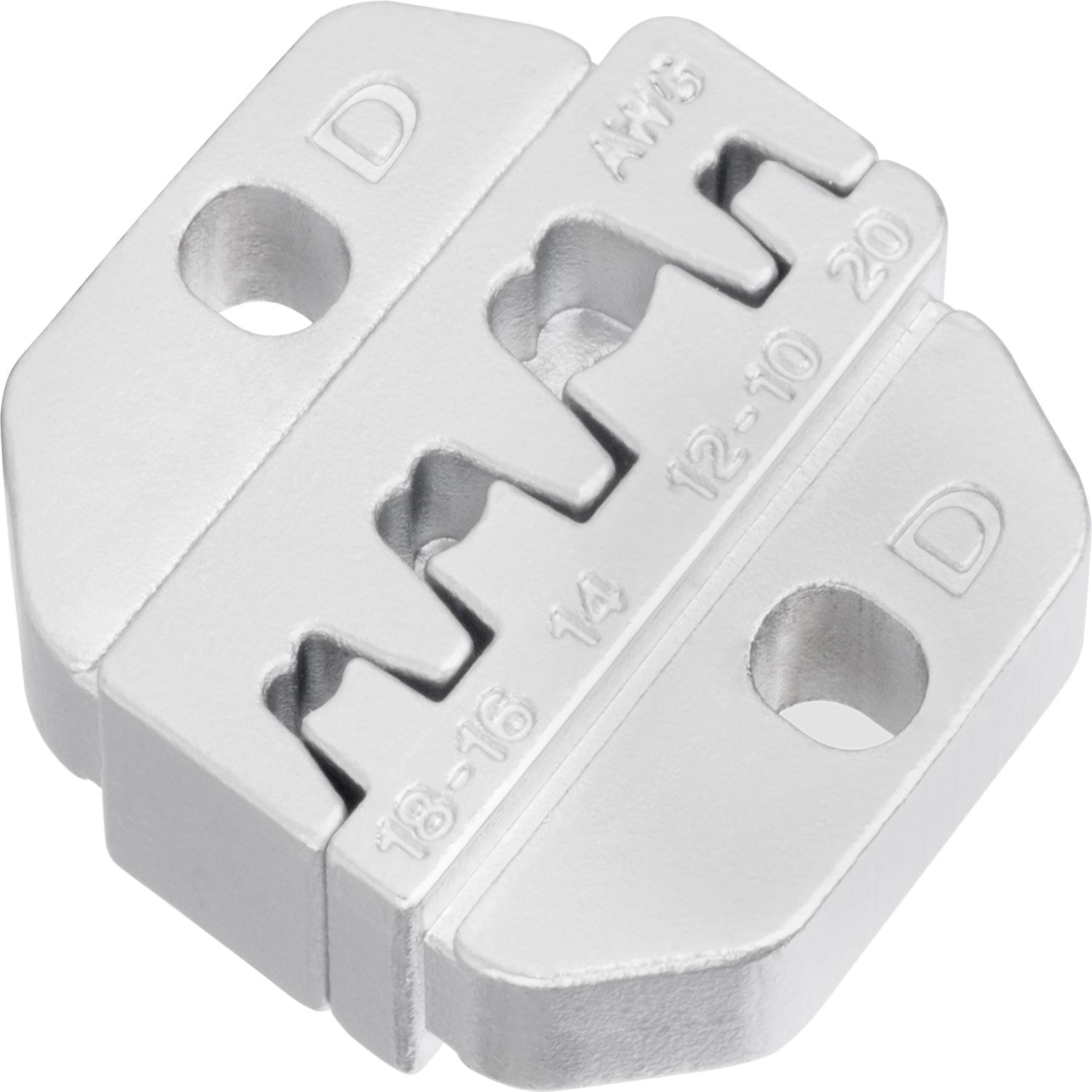 Haisstronica crimp tool die for 10-14mm² cables (AWG 10-6) and heavy-duty industrial connectors.