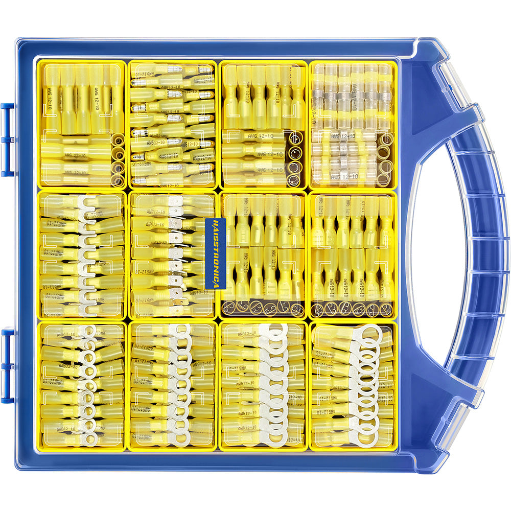 12-10 5/16 YELLOW HEAT SHRINK RING CONN