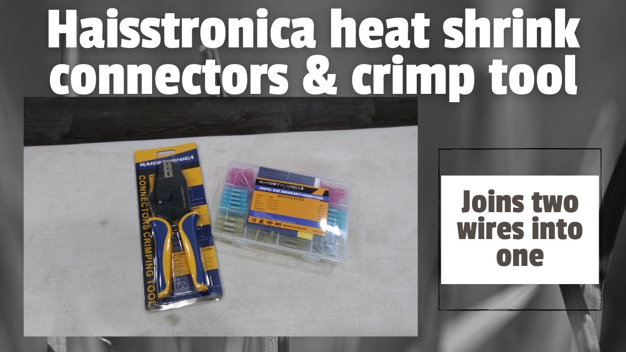 Crimping Tool With Heat Shrink Connectors Set | EllisMowersandmore