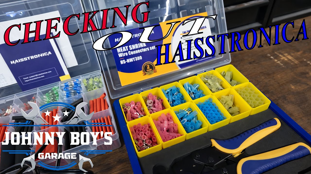 Wire Connectors Set AWG 22-10 330/380PCS with 9" Crimping Tools | JohnnyBoysGarage