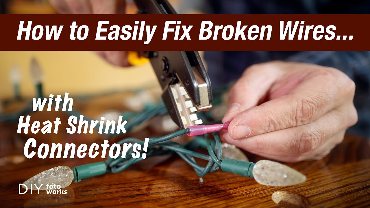 Heat Shrink Electrical Crimp Butt Connectors Kit | DIYFotoWorks
