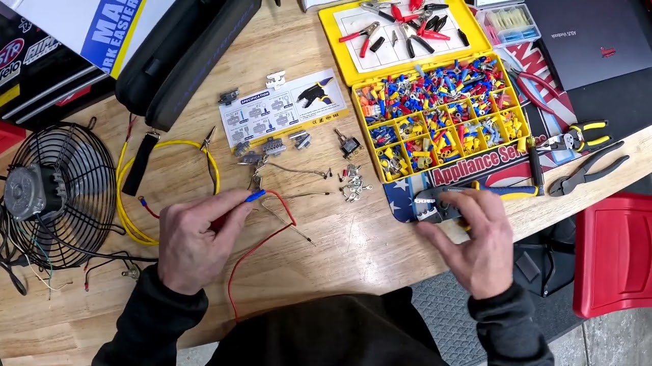 6 in 1 Ratcheting Crimping Tool+6 PCS Interchangeable Dies Kit | GraysApplianceRepair