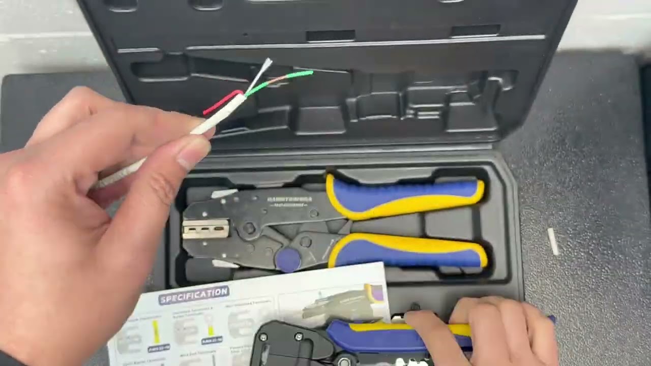 8PCS Rapid Replace Ratchet Crimping Tool Set | GearGarage-n6r