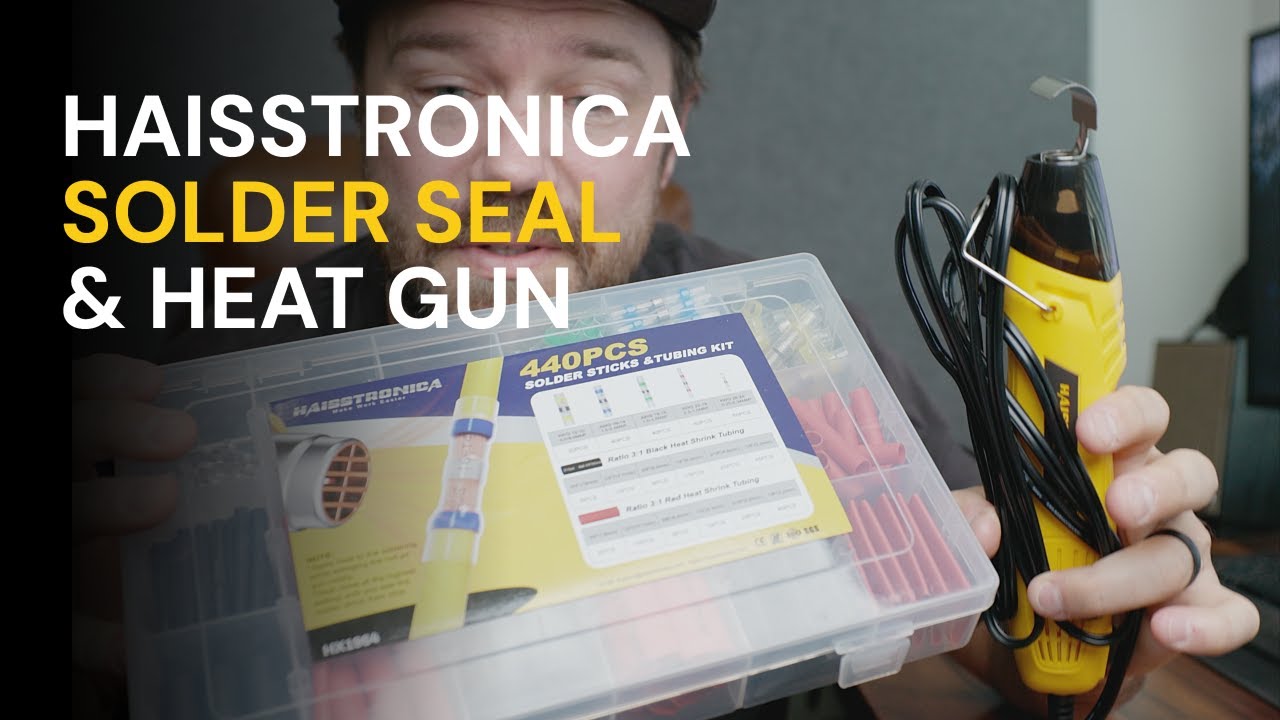 All in One Set - Heat Gun with Solder Seal Wire Connectors | DanReviewsStuff