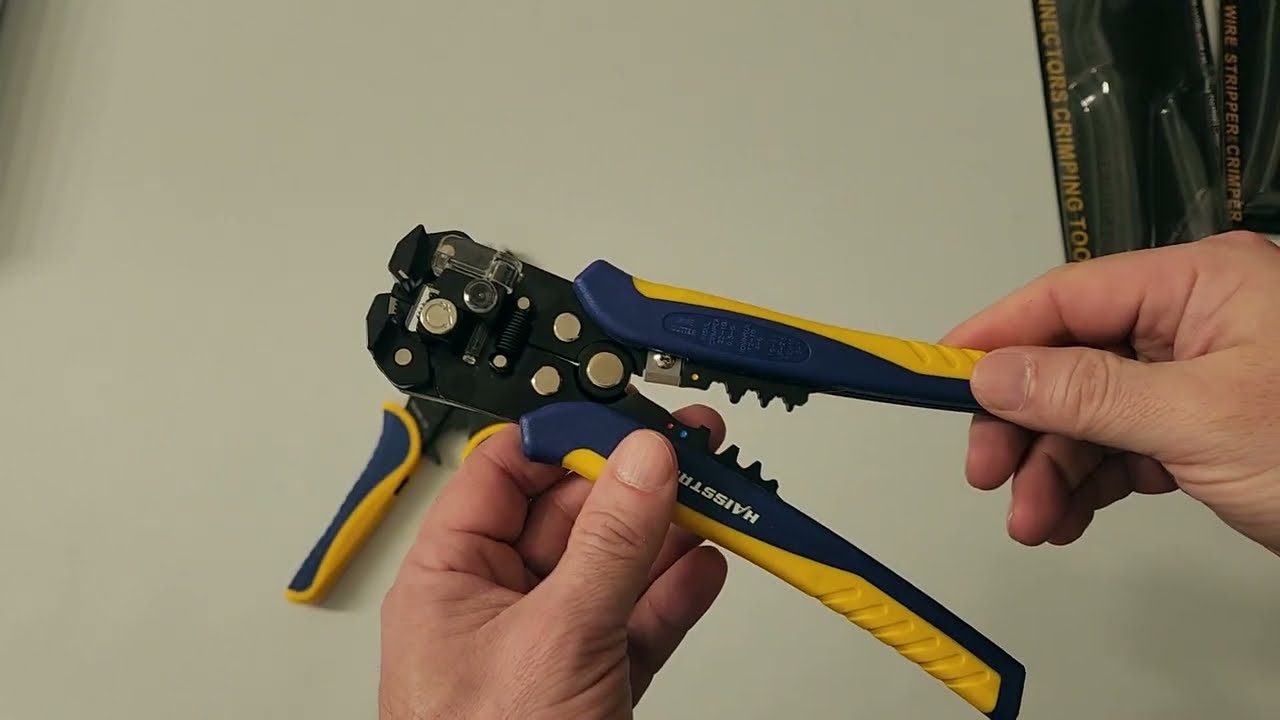 Ratchet Wire Terminal Crimping Tool+Self-Adjusting Wire Stripper | Hecks Review Ranch