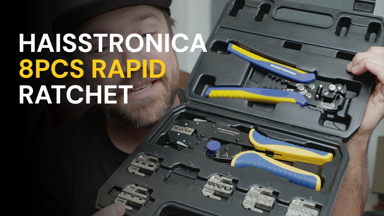 8PCS Rapid Replace Ratchet Crimping Tool Set | DanReviewsStuff