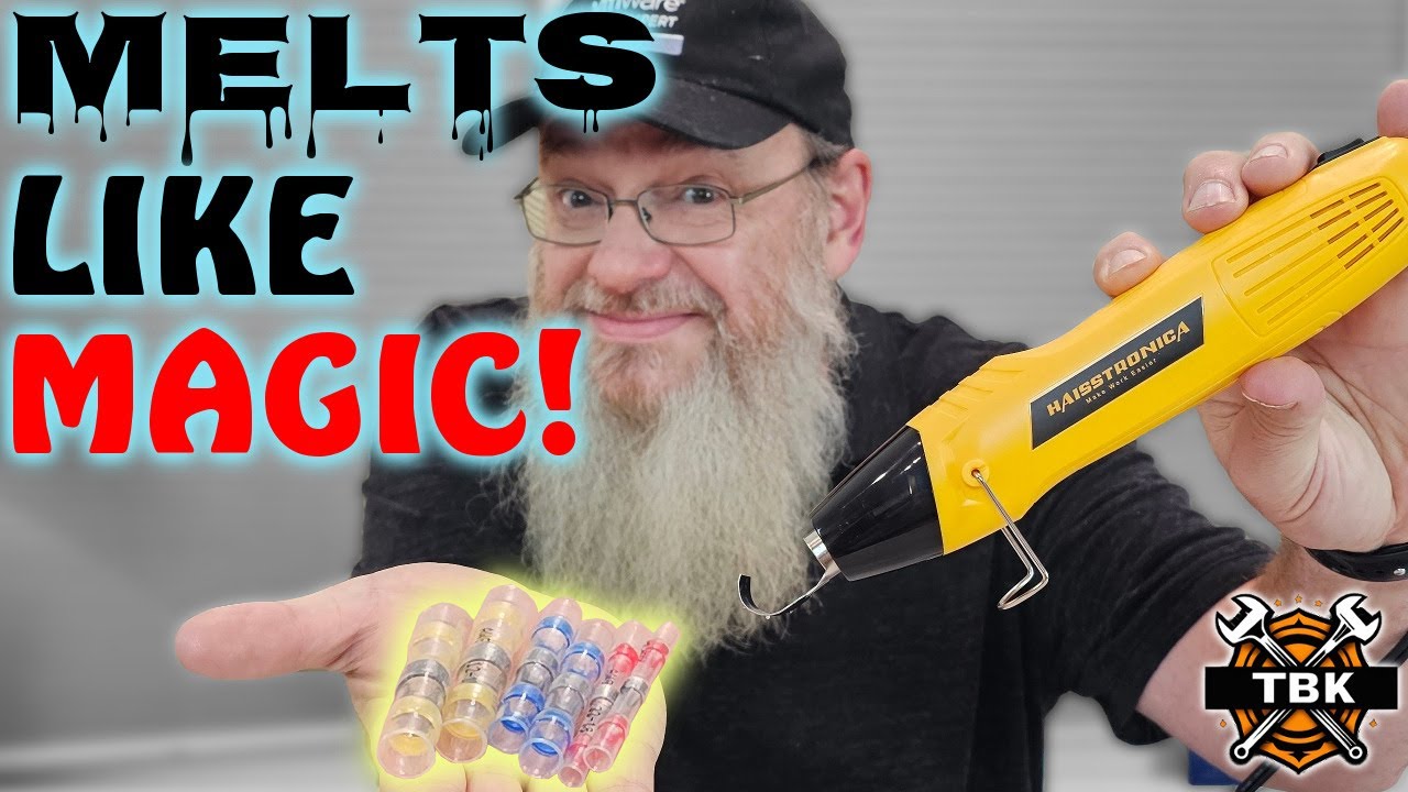 All in One Set - Heat Gun with Solder Seal Wire Connectors, 3:1 Heat Shrink Tubing | tbkhomeworld