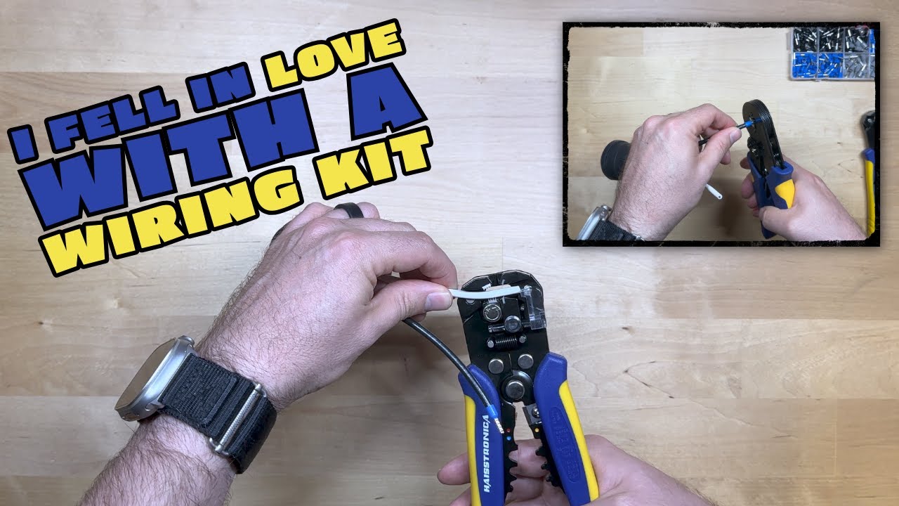 Ferrule Crimping Tool AWG 23-7+Wire Stripper AWG 24-10 Kits | SLVRBCKTROOP