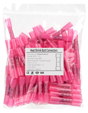 Heat Shrink Butt Connectors - Bagged