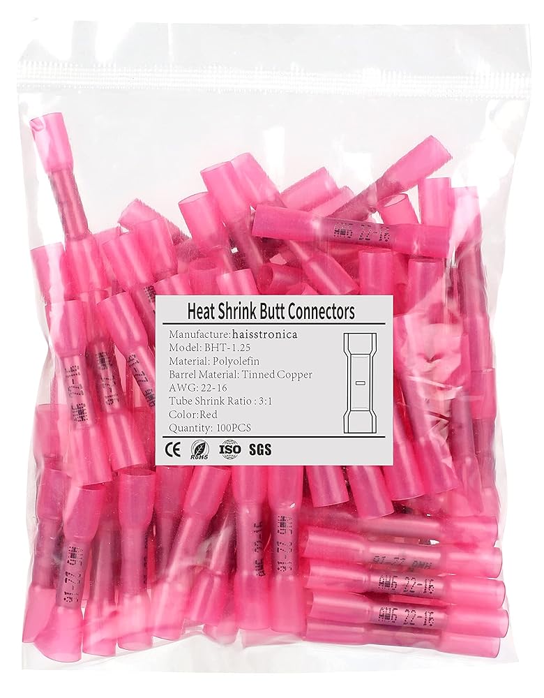 Heat Shrink Butt Connectors - Bagged