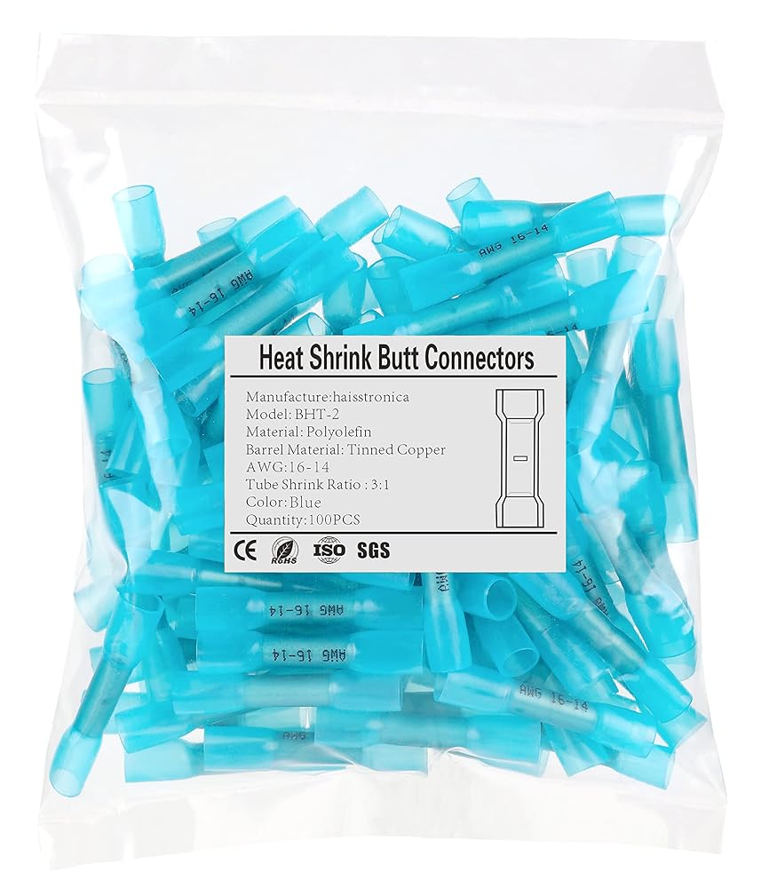 Heat Shrink Butt Connectors - Bagged