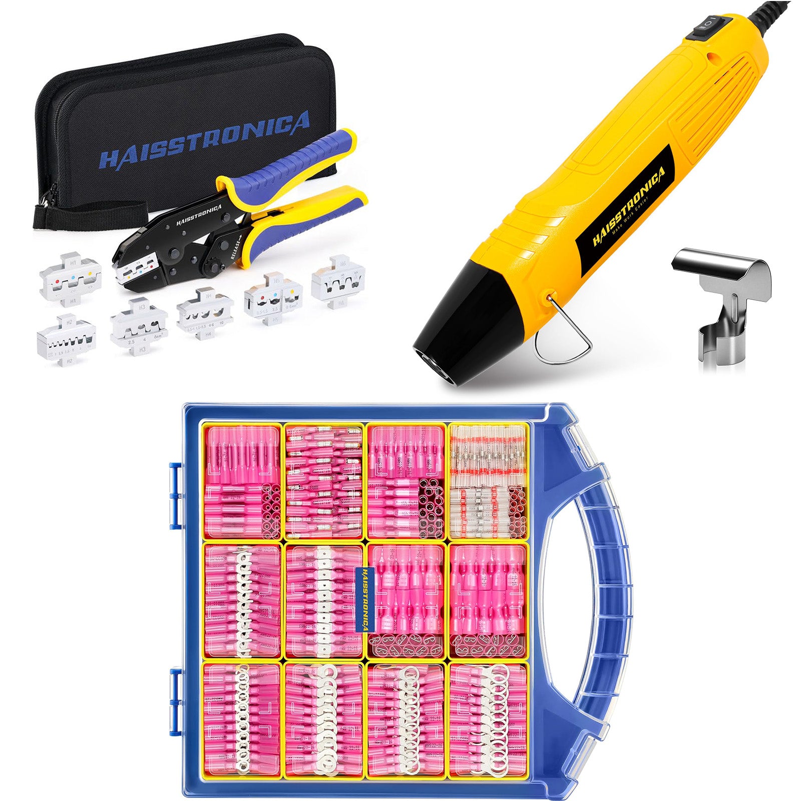 6 in 1 Tool Kits & Mini Heat Gun & Heat Shrink Wire Connectors