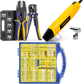 Male and female disconnect terminals providing secure and insulated bullet wiring connectors bullet wiring connectors