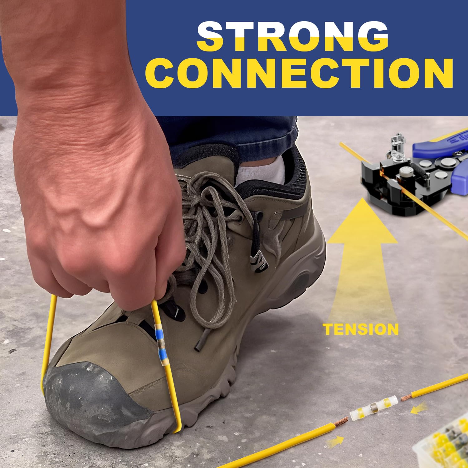 Haisstronica solder butt connectors deliver strong, tension-resistant wire connections for automotive/industrial applications.