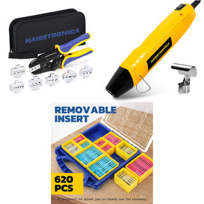 6 in 1 Tool Kits & Mini Heat Gun & Butt Connectors Kit