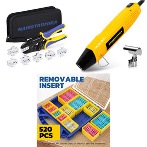 6 in 1 Tool Kits & Mini Heat Gun & Butt Connectors Kit