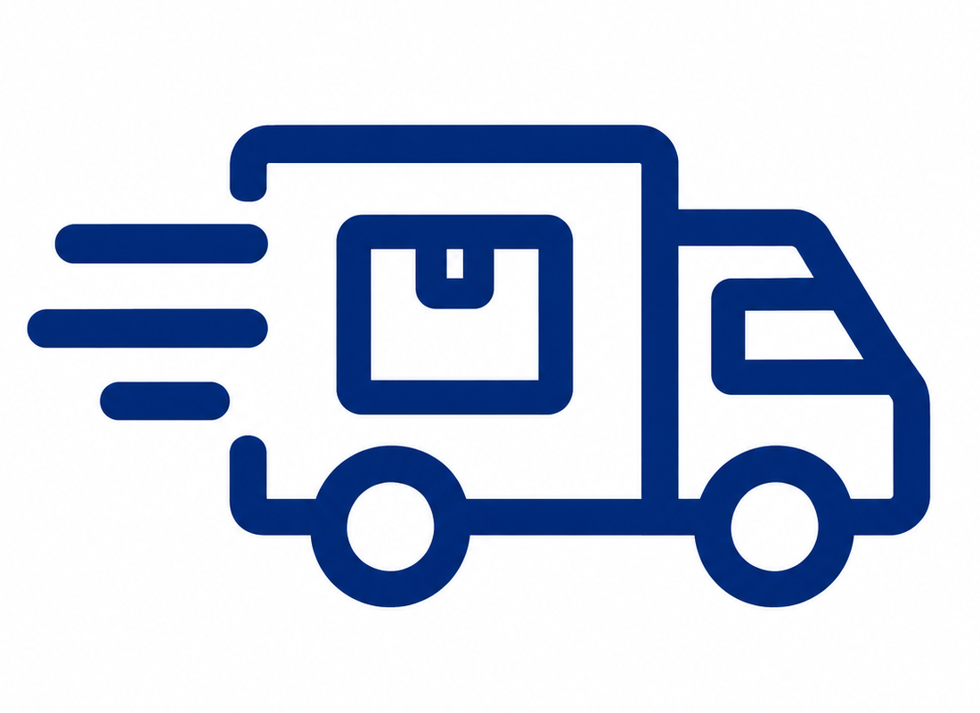 Delivery truck icon representing shipping