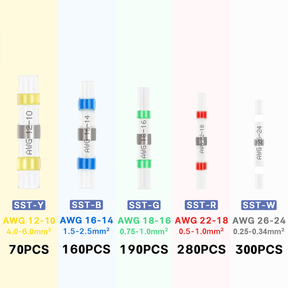 Connecteurs thermorétractables - Joint à souder