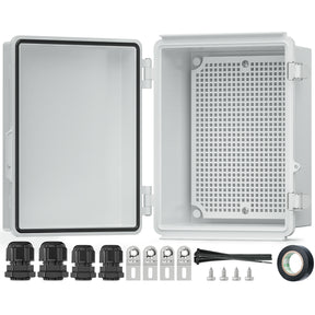IP67 Waterproof Outdoor Electrical Box Kit - Grey Cover