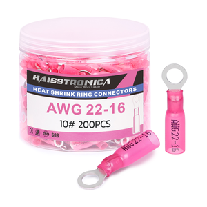 Heat shrink ring terminals