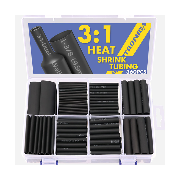 3 to 1 heat shrink tubing kit