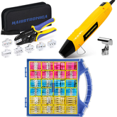 6 in 1 Tool Kits & Mini Heat Gun & 620 PCS Heat Shrink Wire Connectors