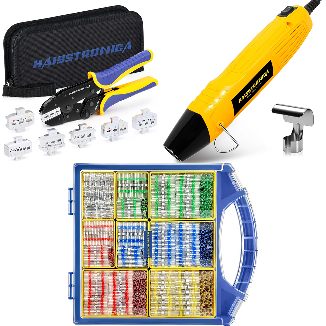 6 in 1 Tool Kits & Mini Heat Gun & Solder Seal Wire Connectors
