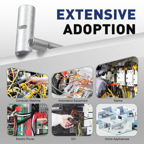 Weatherproof butt splices and wire connectors kit from Haisstronica, ideal for automotive, marine, and electrical use.