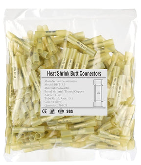 Heat Shrink Butt Connectors - Bagged