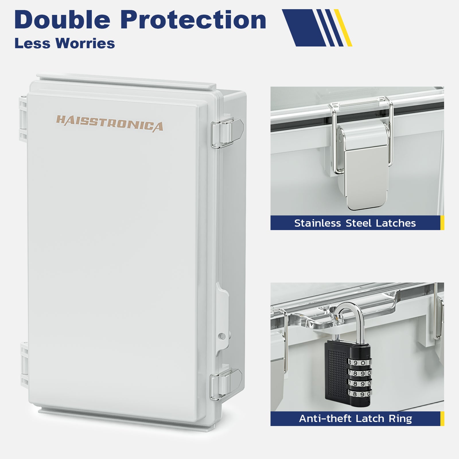IP67 Waterproof Outdoor Electrical Box Kit - Grey Cover