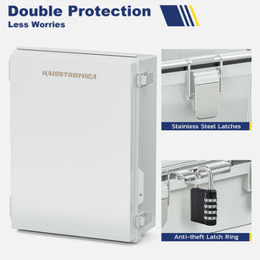 IP67 Waterproof Outdoor Electrical Box Kit - Grey Cover