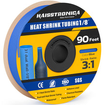 90 Ft Heat Shrink Tubing Roll 1/8(3.2mm) - 3:1 Shrink Ratio