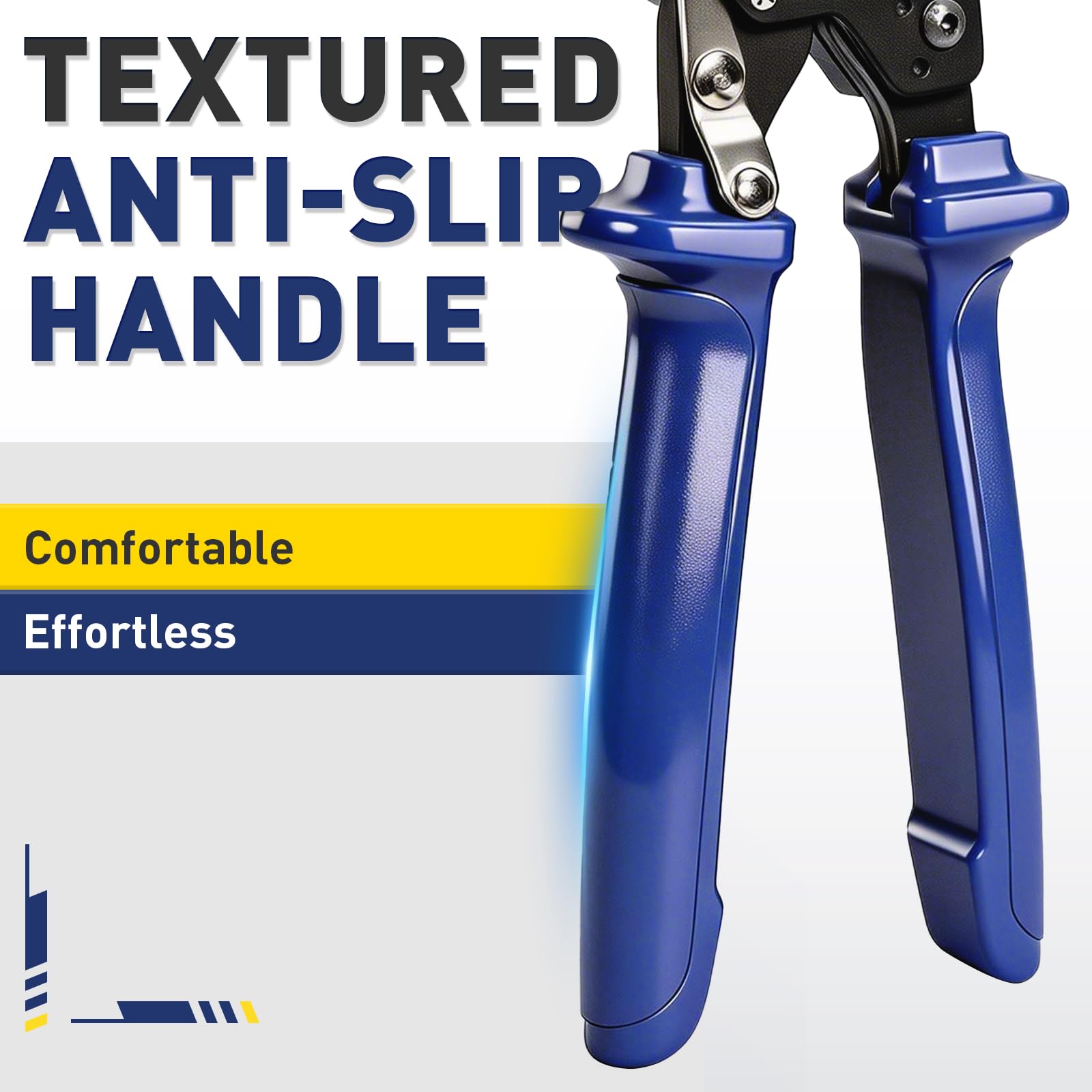 Pince à sertir les embouts de câbles Haisstronica, AWG 23-10, hexagonale auto-ajustable, pour cosses à cliquet, embouts de câbles