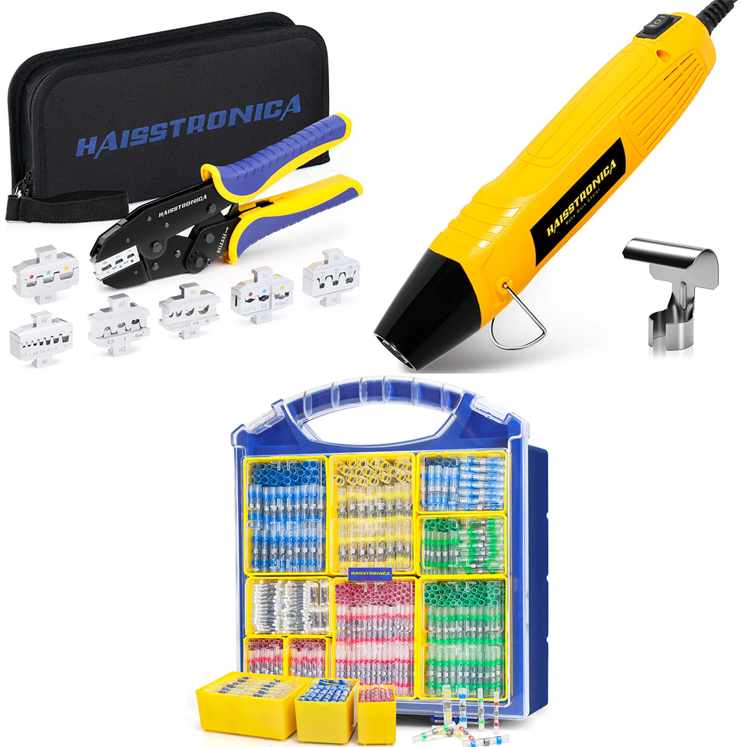 6 in 1 Tool Kits & Mini Heat Gun & Solder Seal Wire Connectors