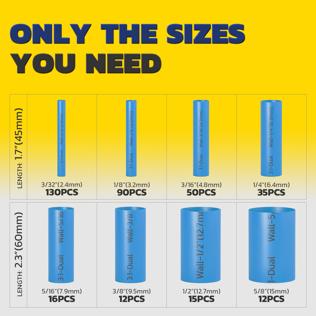 3:1 Heat Shrink Tubing - Boxed