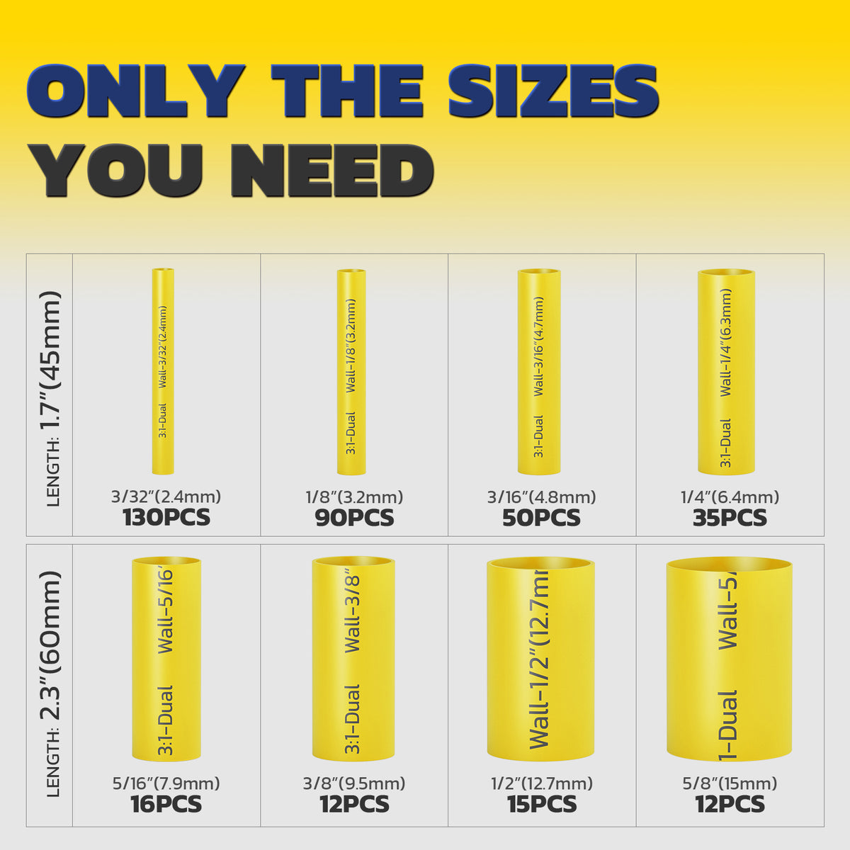 3:1 Heat Shrink Tubing - Boxed