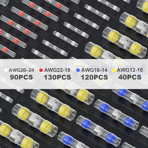 Solder Seal Wire Connectors Kit- Mixed AWG