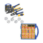 Wire Crimping Tool Set & 220PCS Battery Cable Lugs